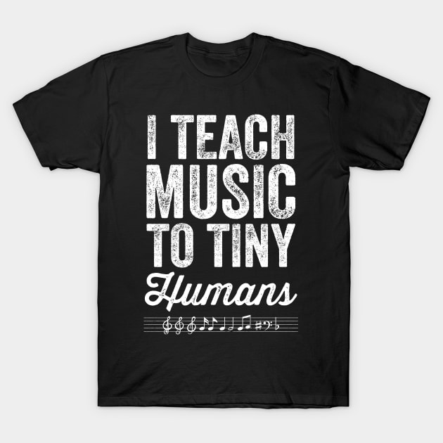 I teach music to tiny human T-Shirt by captainmood